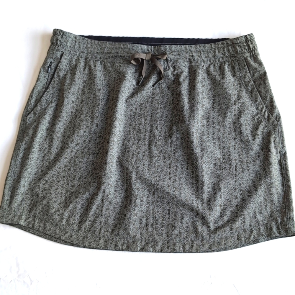 REI Women's Athletic Skirt Elastic and Drawstring Waist w/ Pockets Size L